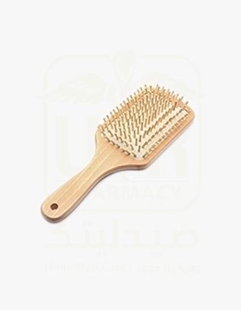 (White) Natural Wooden Anti-Static Hair Comb