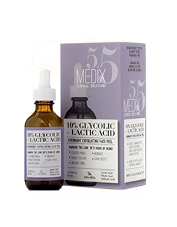 Medix 5.5 10% Glycolic + Lactic Acid Face Serum 52ML