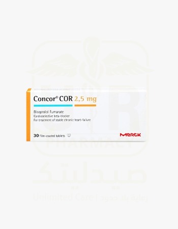 Concor Cor 2.5Mg 30Tab