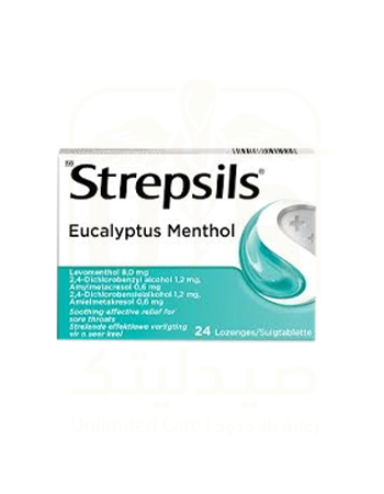 Strepsils Eucalyptus 24 Lozenges