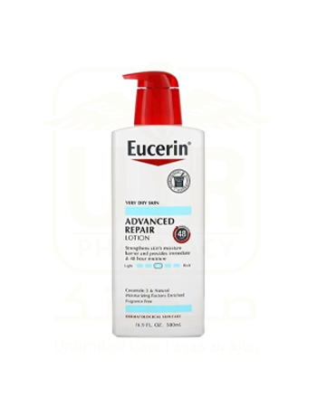 Eucerin Advanced Repair Lotion Alcohol Free 500 ml