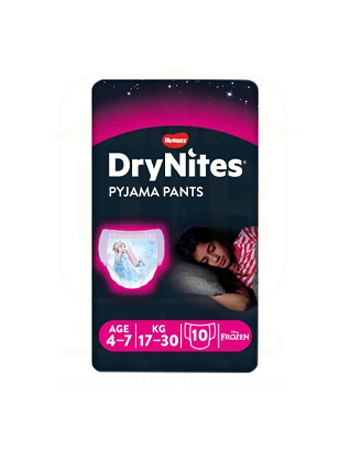 Huggies Drynites Girl 10S 4-7 Years