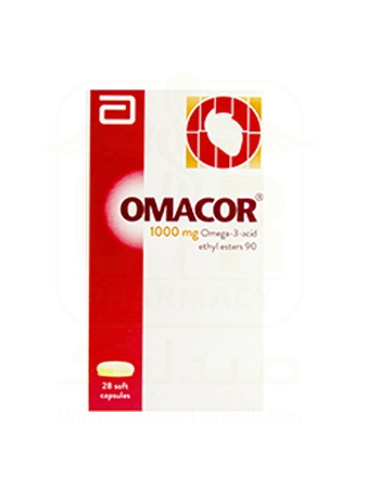 Omacor Omega 3 Fatty Acids 1000mg Capsules